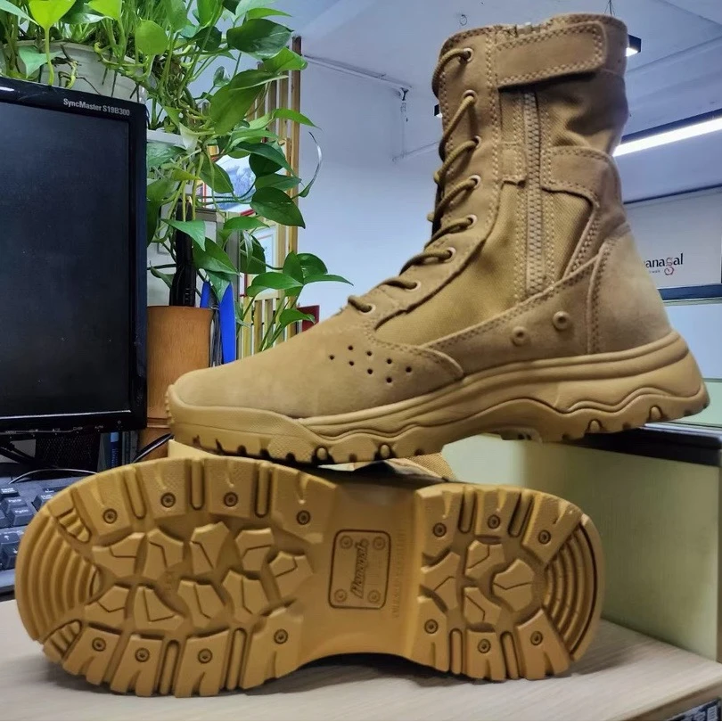 悍戈THUNDER 雷神33302狼棕色沙漠作战靴
