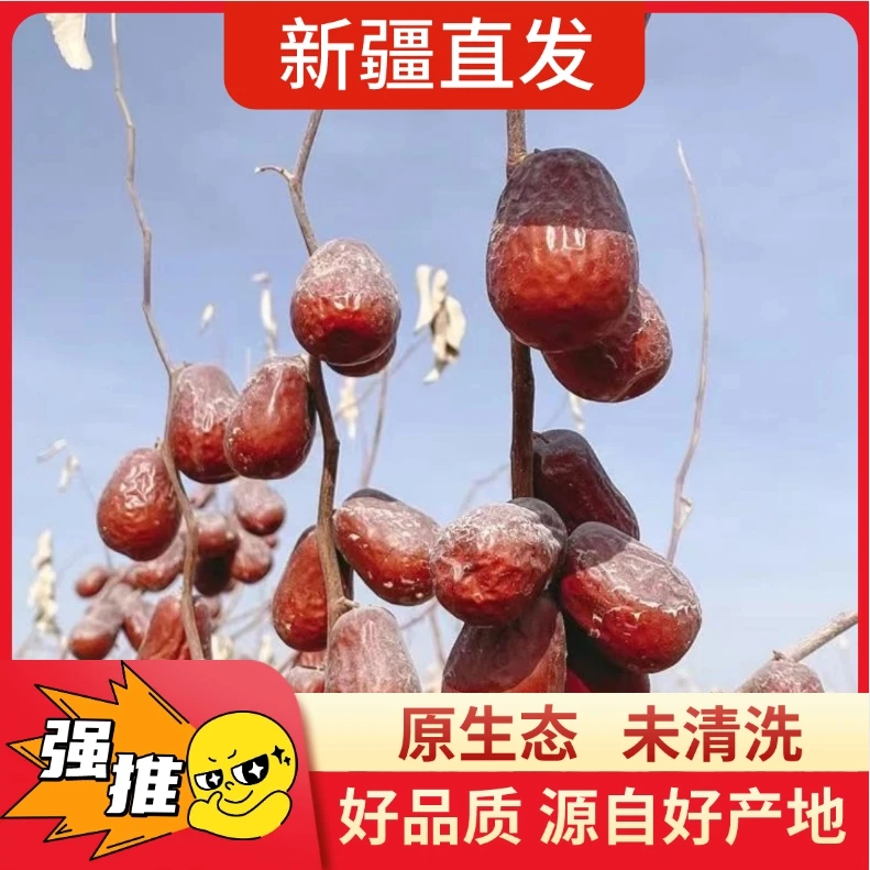新疆和田大枣原生态吊干枣一级1000g