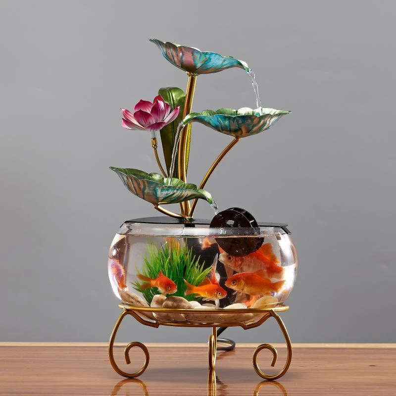 龙年客厅装饰品流水摆件酒柜吉祥物电视柜家庭高级工艺品新婚礼物