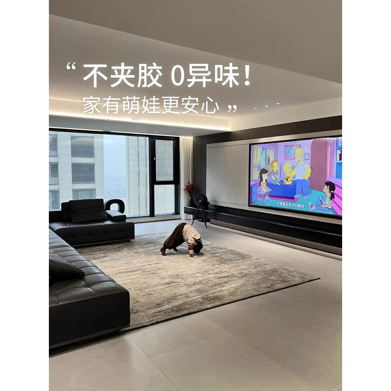 意式慕泽高端家居本宅极简2025新款客厅地毯卧室防水防污地垫美式