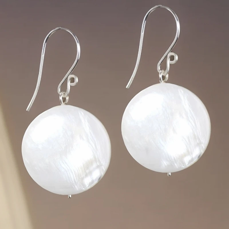 合金耳饰 复古女士耳环ins冷淡风简约百搭白色气质时尚经典耳钉