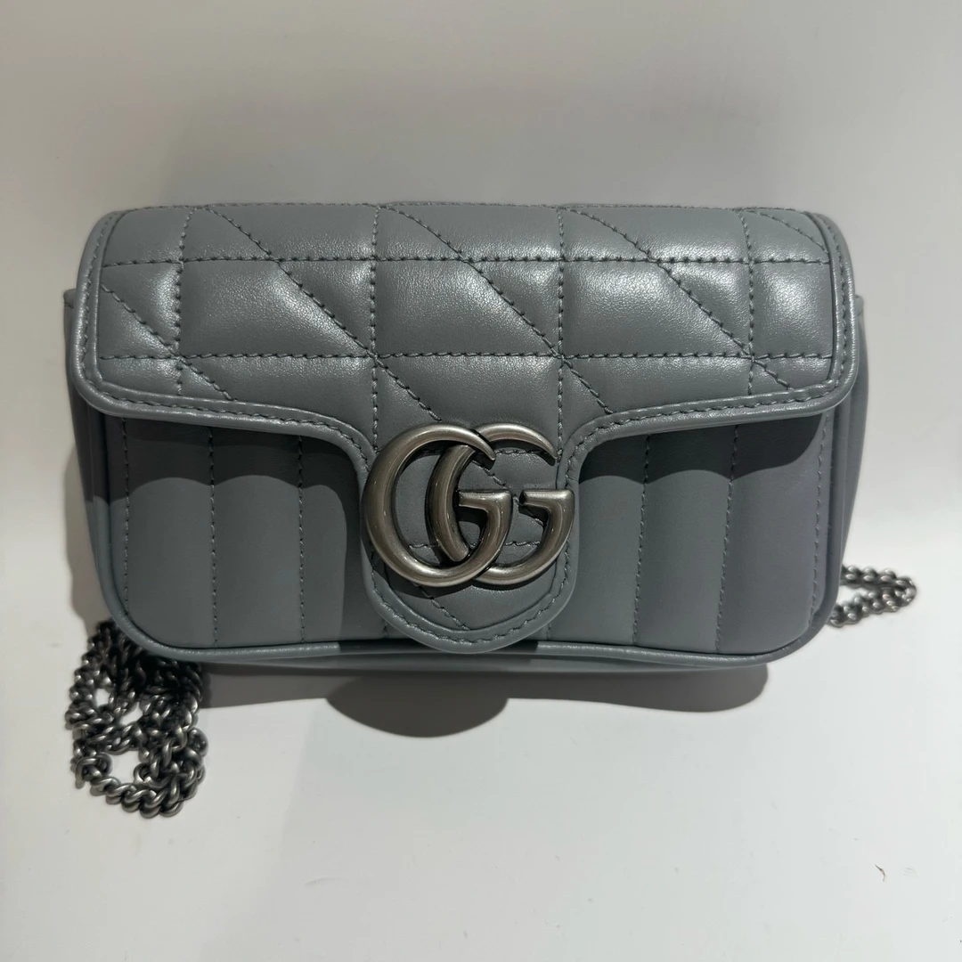 95新 GUCCI/古驰 9877671/KIKIFIFI/竖纹马蒙mini包