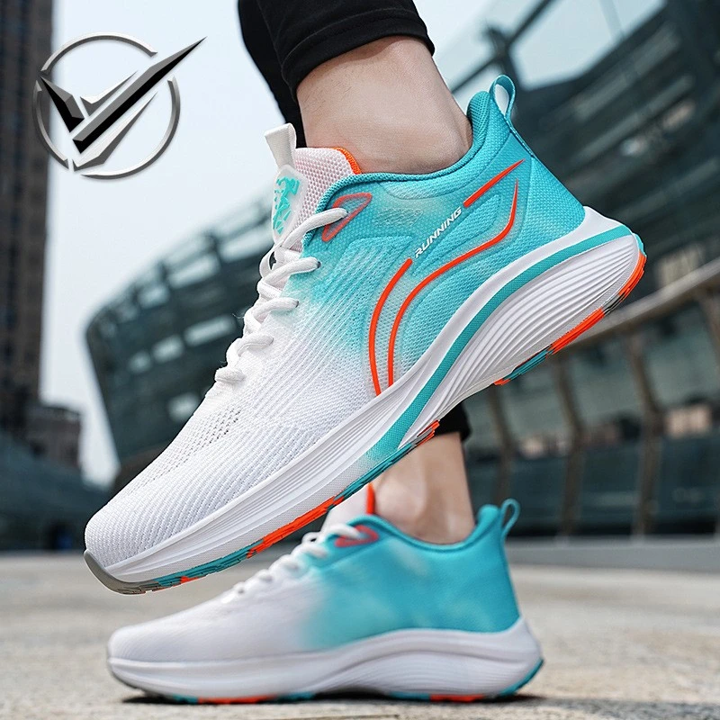 笑相迎运动鞋中考体育鞋男夏季新款户外轻便跑步鞋学生网面运动鞋