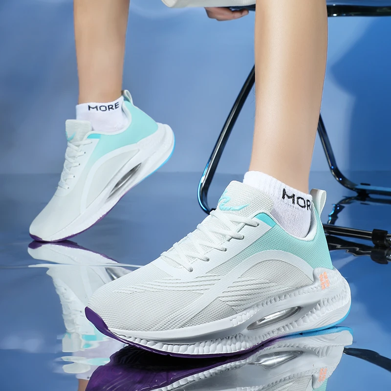 透气减震跑步鞋冰爽透气情侣跑鞋女鞋时尚跑鞋男鞋