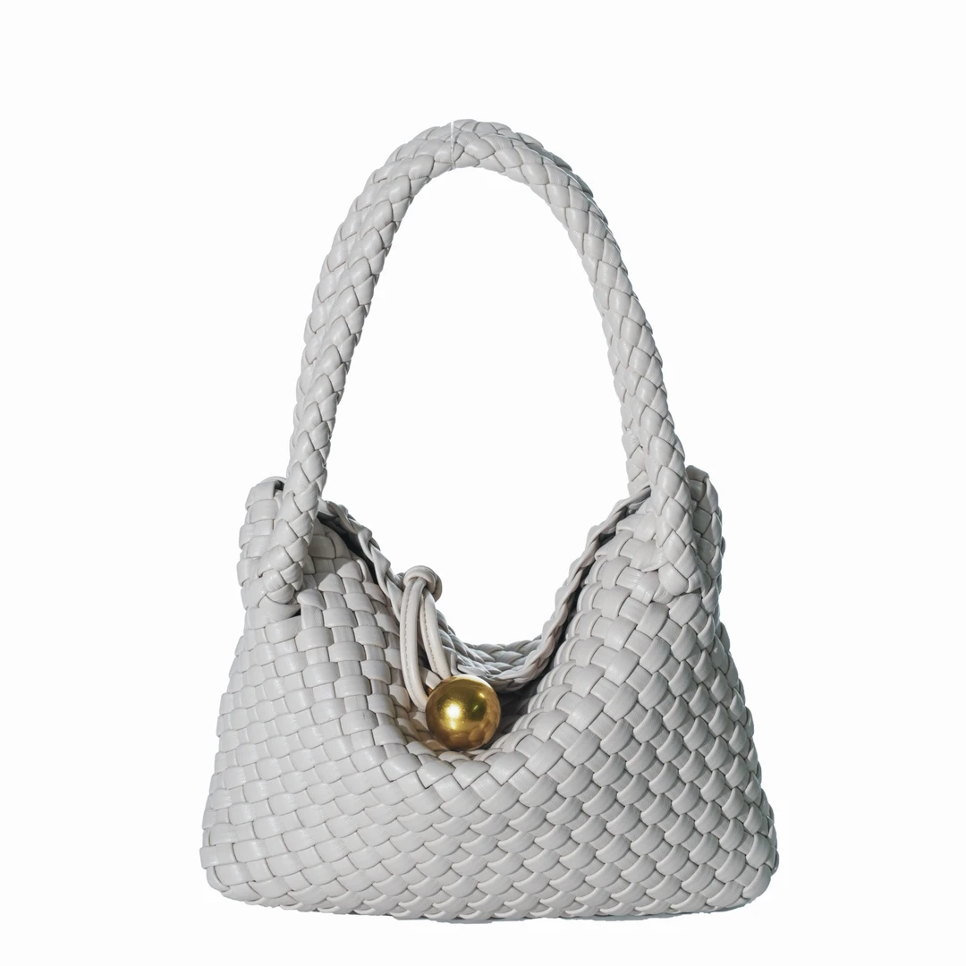 【洋洋】轻奢时尚简约风百搭女士新款手提包BV1971-灰