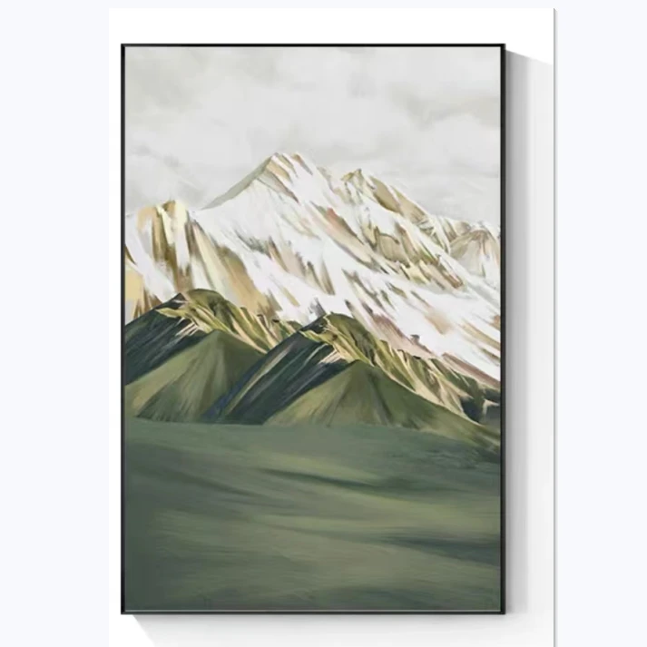大气大山单幅装饰画客厅玄关挂画卧室沙发背景墙壁画山80120