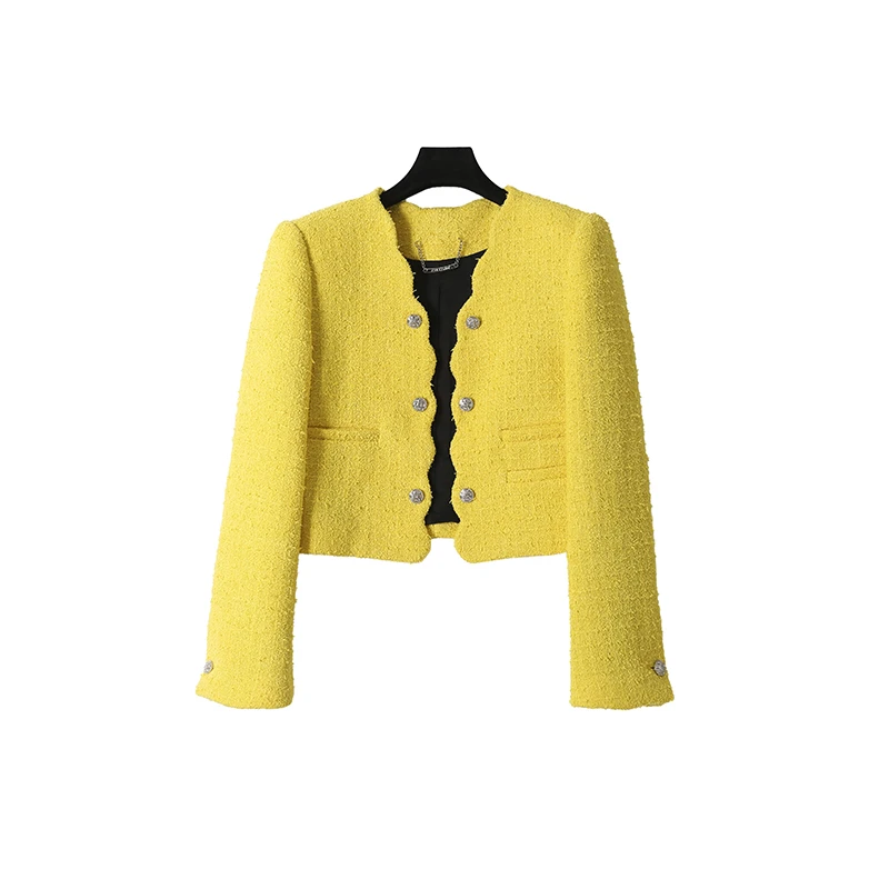 刘亦菲同款小香风外套上衣女外套秋季女外套16591