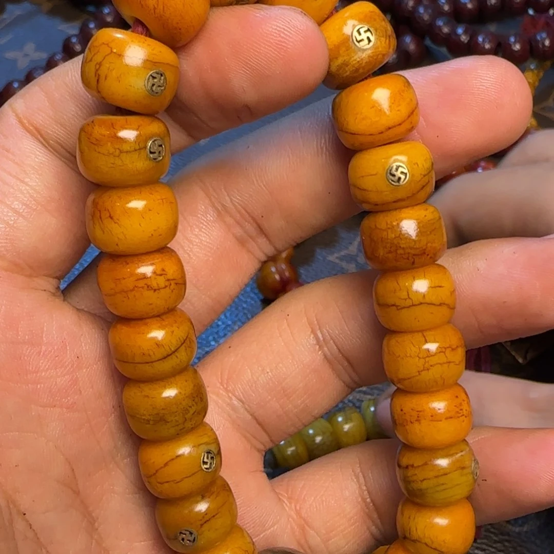 牛骨手串/手链小黑