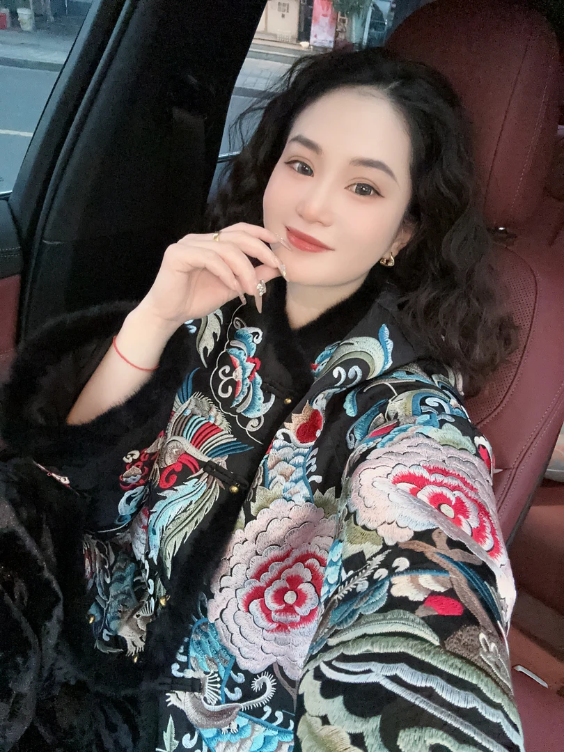 【伯虎说1023】满秀祥云~冬款夹棉新款气质百搭新中式时尚上衣