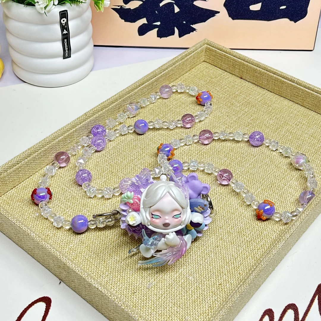 国版手工精美diy长链条背夹