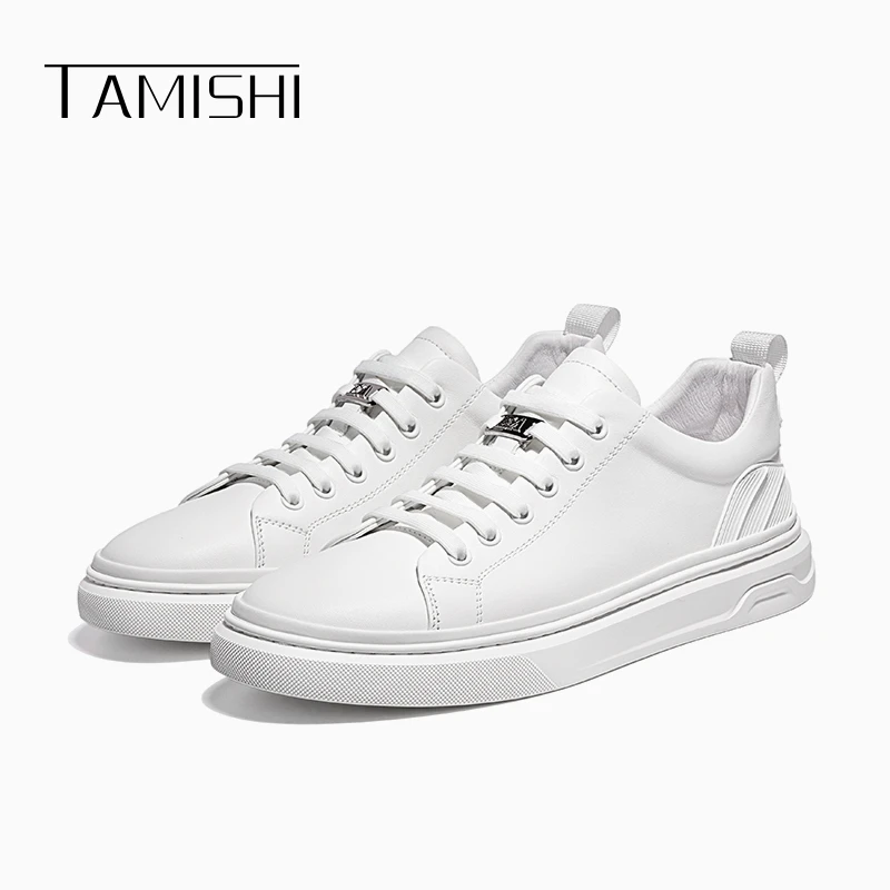 XP-8879小白鞋真皮男士休闲皮鞋商务西装白色板鞋2024秋季新款