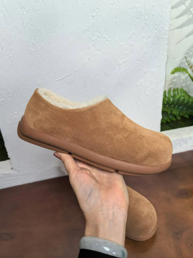 【全包＋半包穆勒小土豆 】2024秋冬新款  雪地靴皮毛一体全拖勃肯