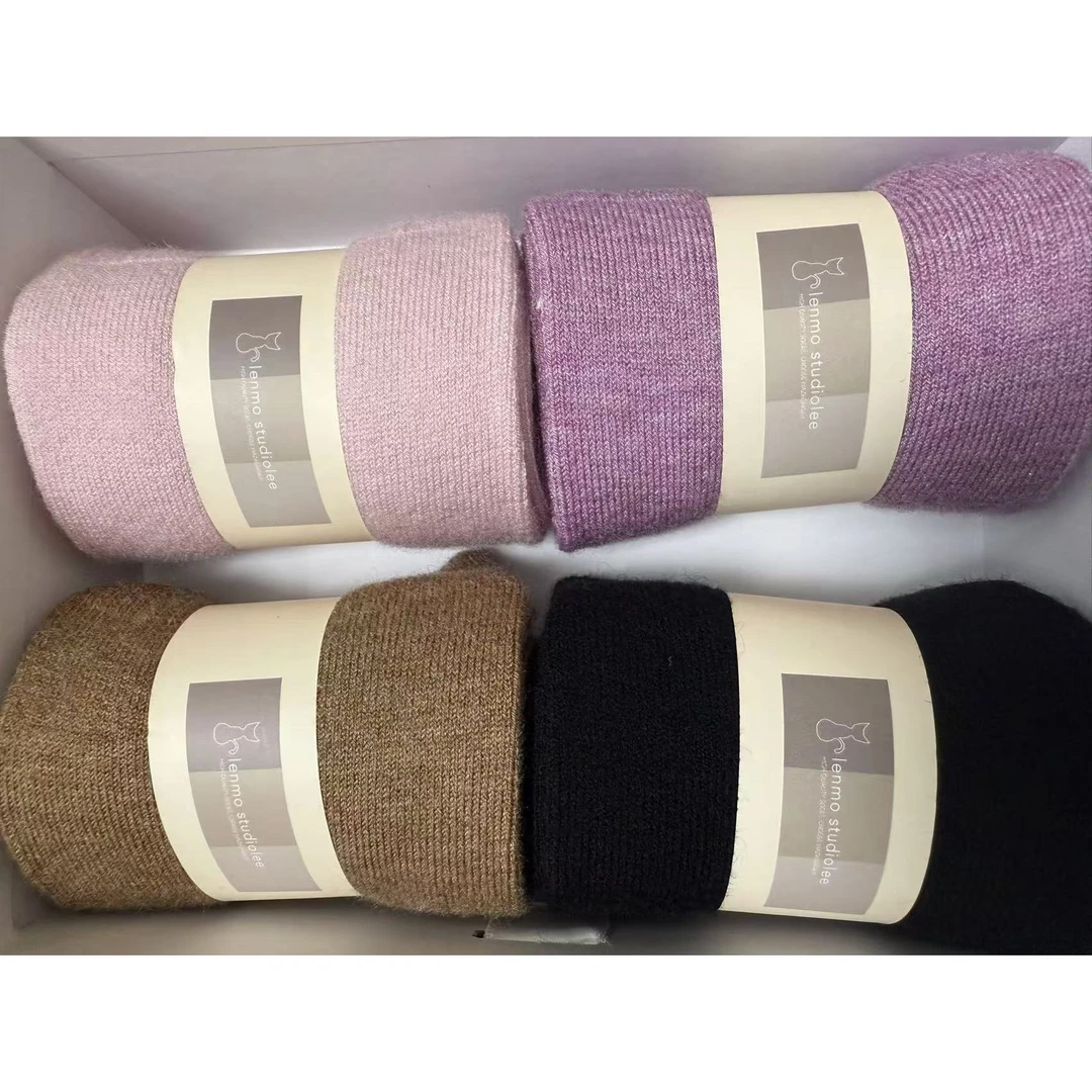 1懒猫nono│Saynono 加厚经典素色男女同款羊毛袜WF -U338Z