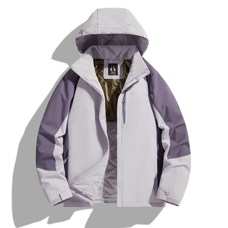 【光变热磁棉服】情侣石墨烯三防户外棉服冲锋衣38126