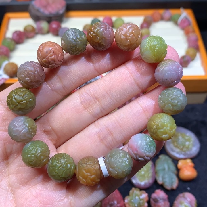 玛瑙/玉髓手链未镶嵌