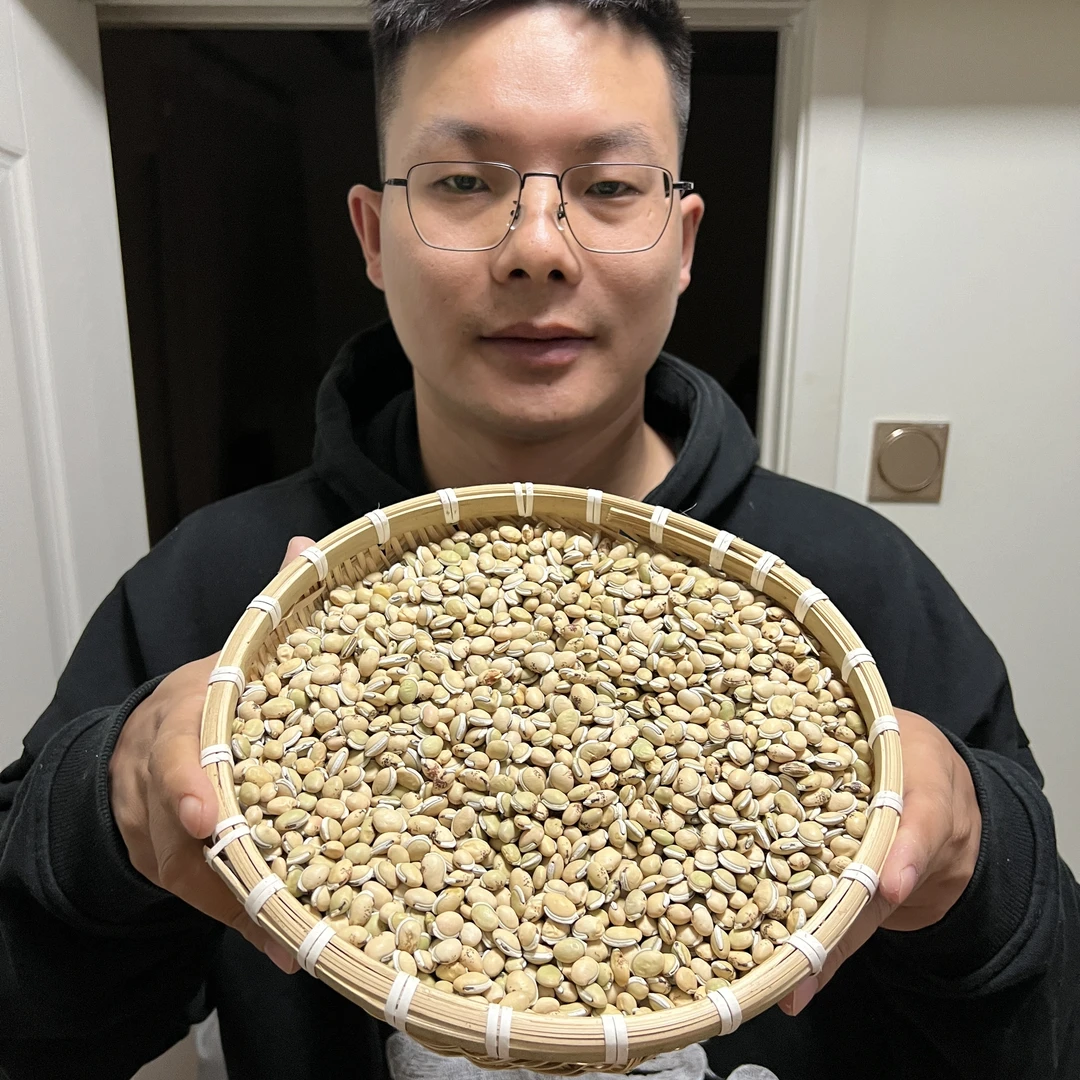 【本草李博士】无硫正宗白扁豆四川道地白扁豆精选配枸杞子炒白扁豆