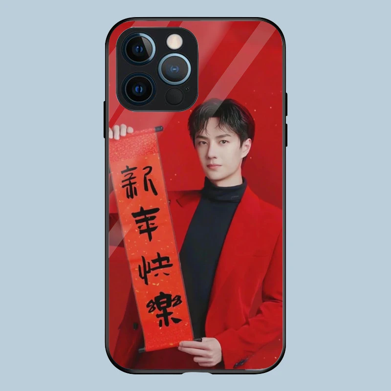 博君一肖王一博肖战新年手机壳全包潮酷保护套支持iphone华为vivo