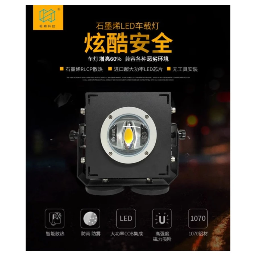 【新疆包邮】【乌市极速发货】60w大功率LED汽车旅行灯夜灯