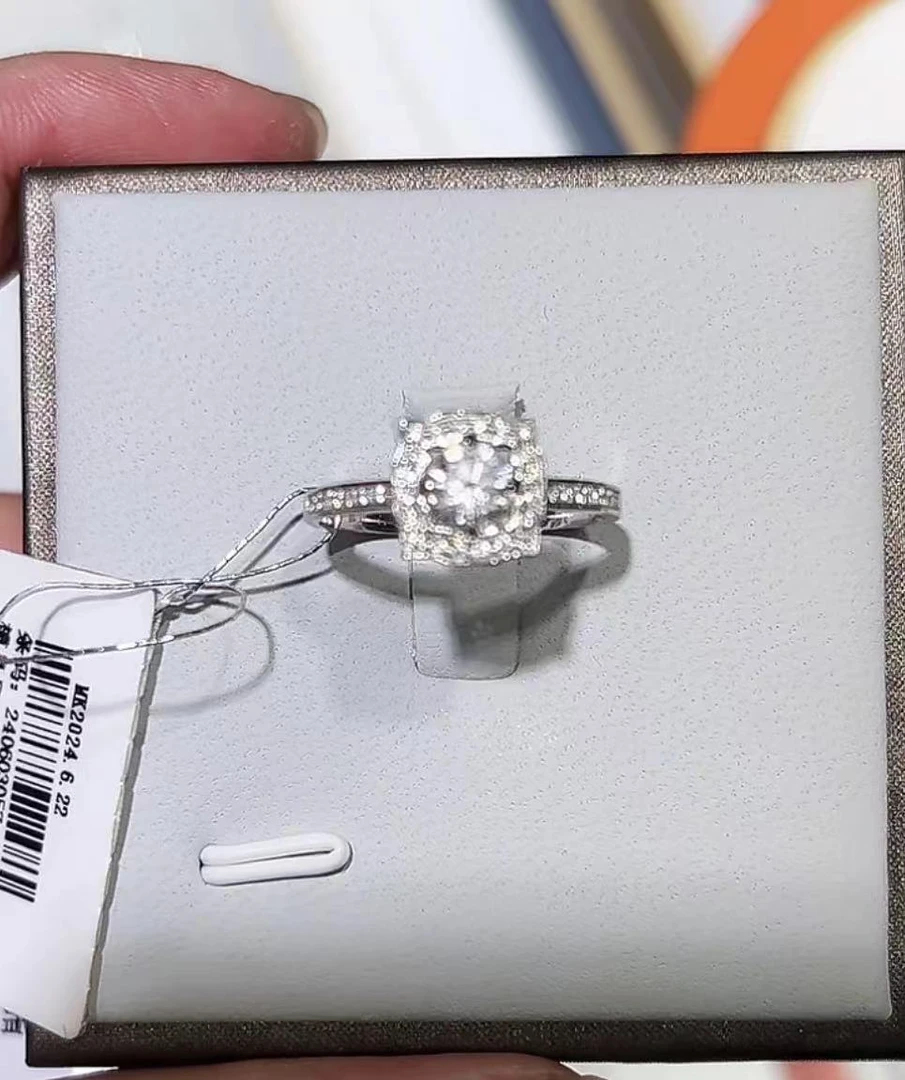 【千盟珠宝】18k 方糖戒指