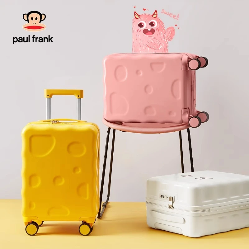 paul frank/大嘴猴行李箱轻便儿童可爱登机行李箱网红旅行行李箱