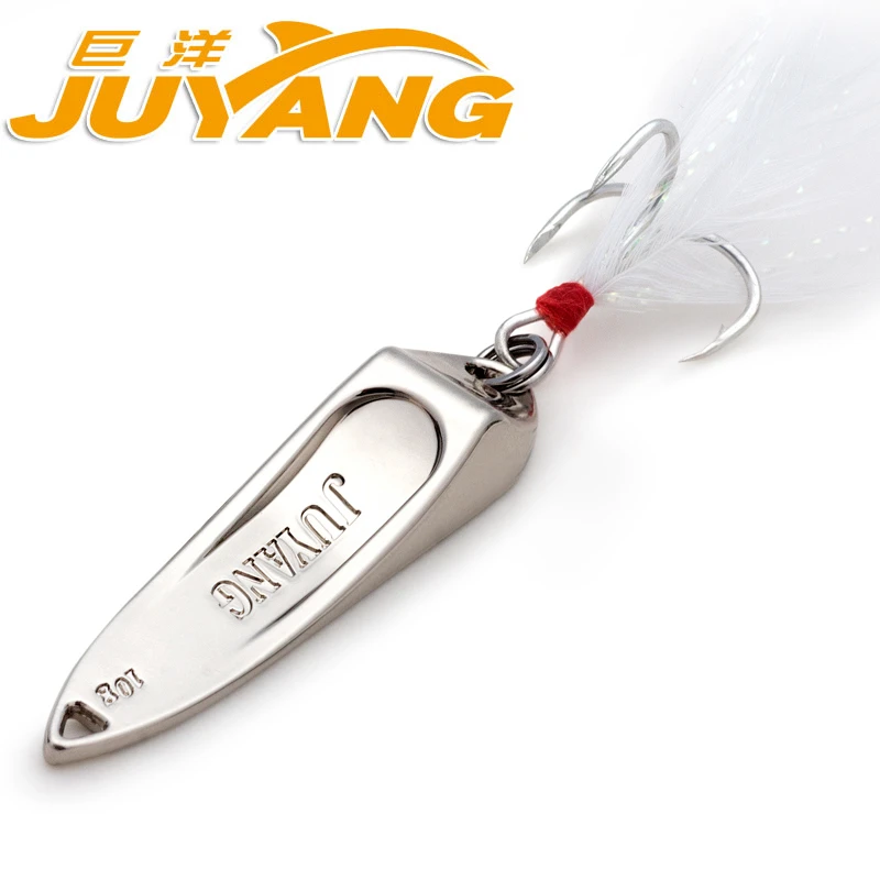 巨洋路亚饵亮片鳞纹冲浪板翘嘴假饵鲈鱼铁板超远投全泳层血槽毛钩