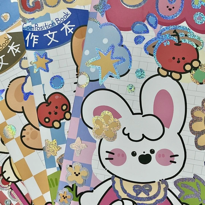三年二班原创可爱男生女生B5作文本笔记本作业本 L