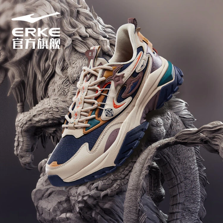 【浔系列宪章/龙飞凤舞】鸿星尔克增高复古潮流运动鞋51122302398