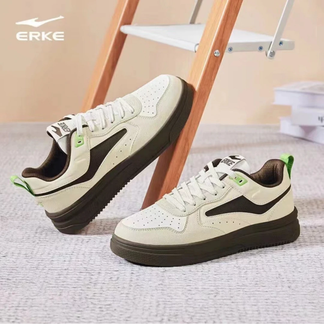 玩酷2.0丨鸿星尔克情侣款时尚百搭休闲鞋透气小白鞋板鞋