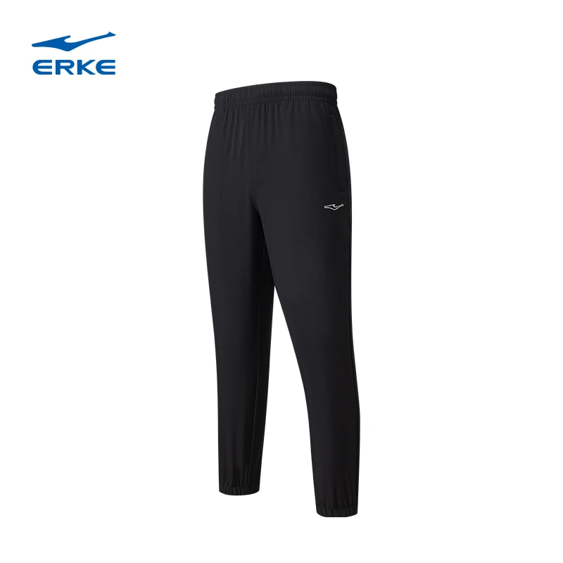 鸿星尔克运动裤男裤冰丝速干运动裤男跑步九分裤51224002013-yl