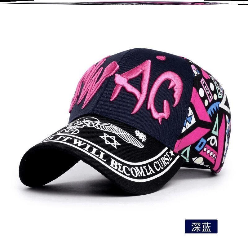 【福利款】潮流绣花帽子女棒球帽女士遮阳帽时尚韩版鸭舌帽夏户外