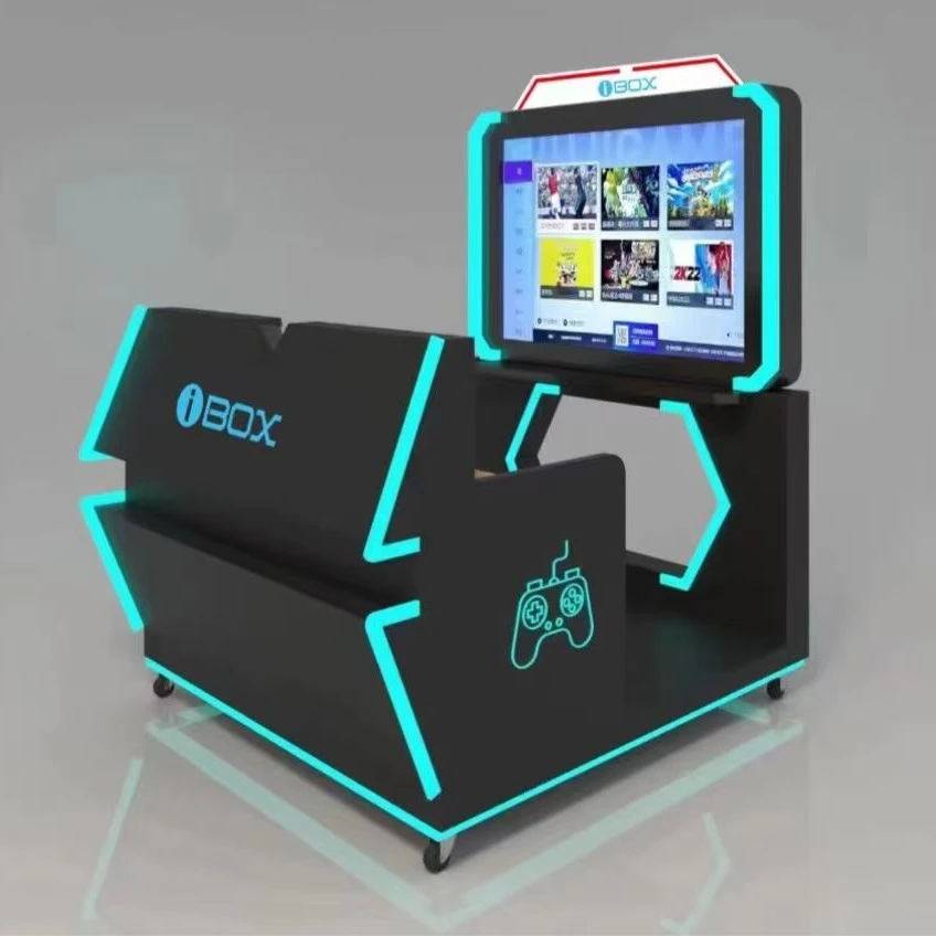 街机共享主机格斗机对打带手柄42寸游戏自助科技远程发货设备娱乐