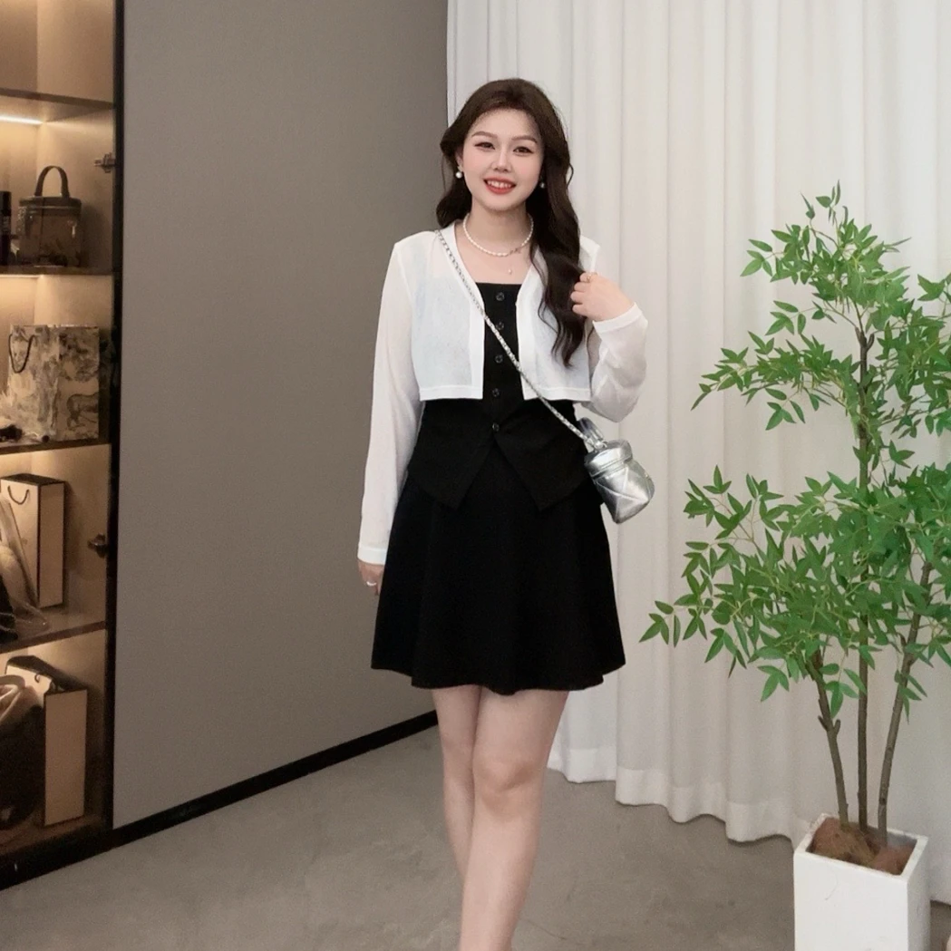 NANXU/楠序迪迪微胖女装2024夏季显瘦薄款防晒衬衣女款外穿DD8031