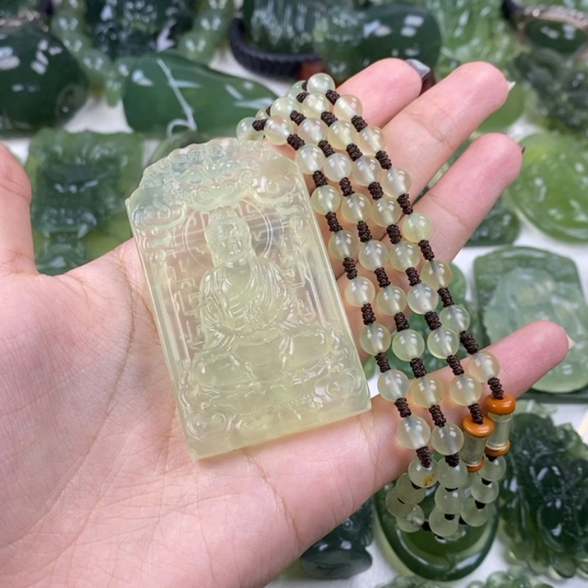 【闪购商品】岫玉挂件未镶嵌移****)