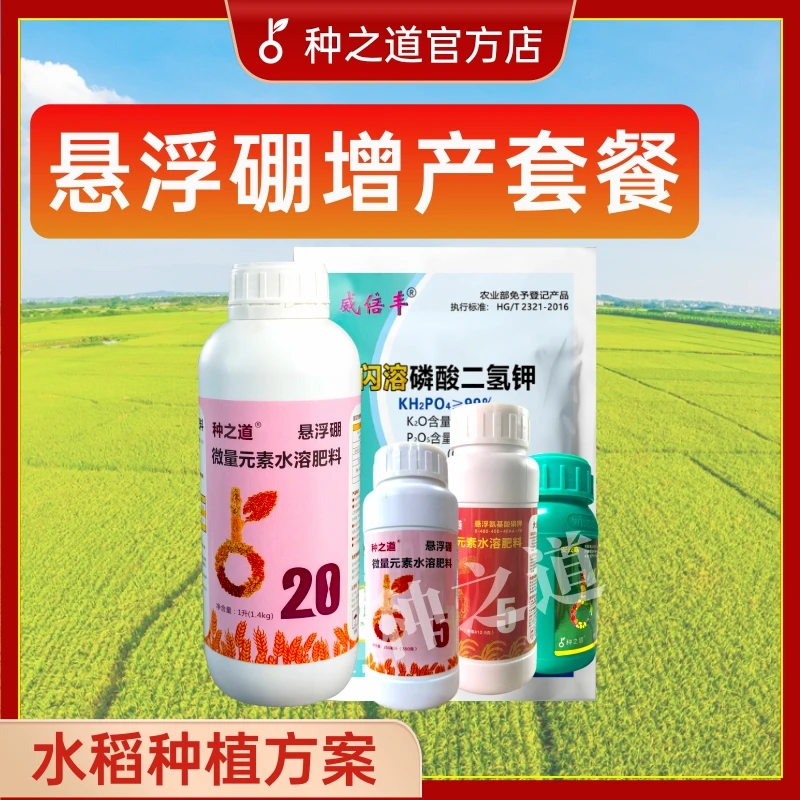 【老张】种之道悬浮硼水稻增产套餐 提高结实率坐果率