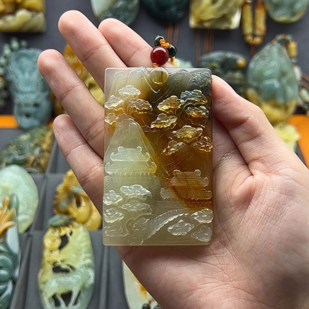 【闪购商品】蛇纹石玉颈饰未镶嵌