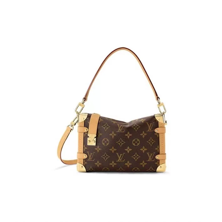 全新未使用 LouisVuitton/路易威登 SIDE TRUNK经典老花/软盒子