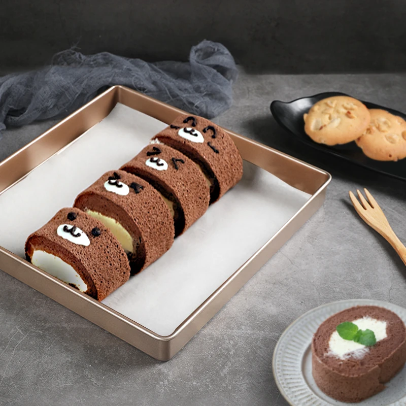 蛋糕卷烤盘烤箱用多功能古早蛋糕面包饼干模具家用烘焙烤盘方形