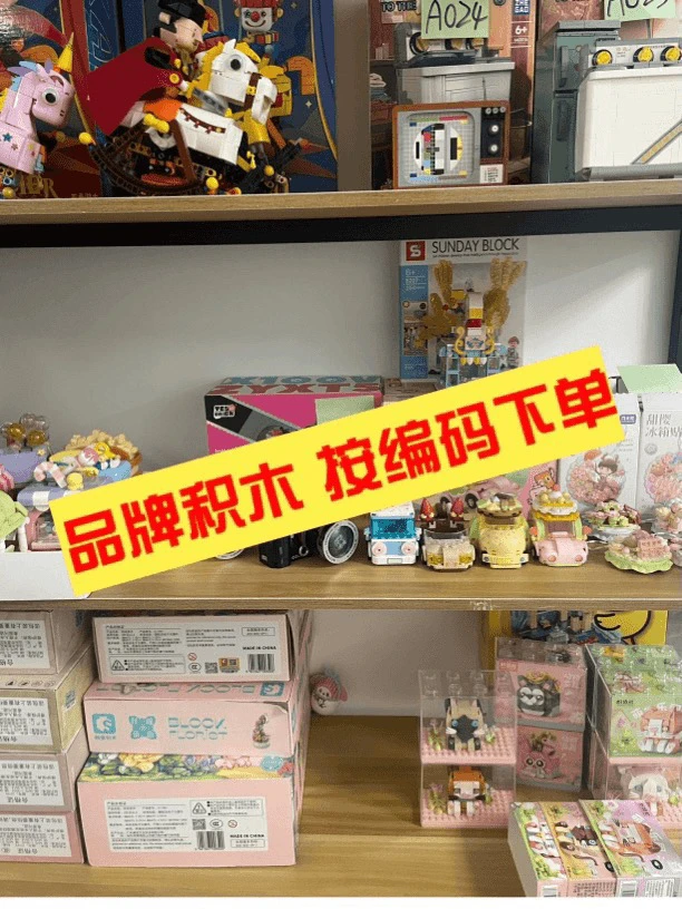 维乐创想花花     仓库品牌积木清仓