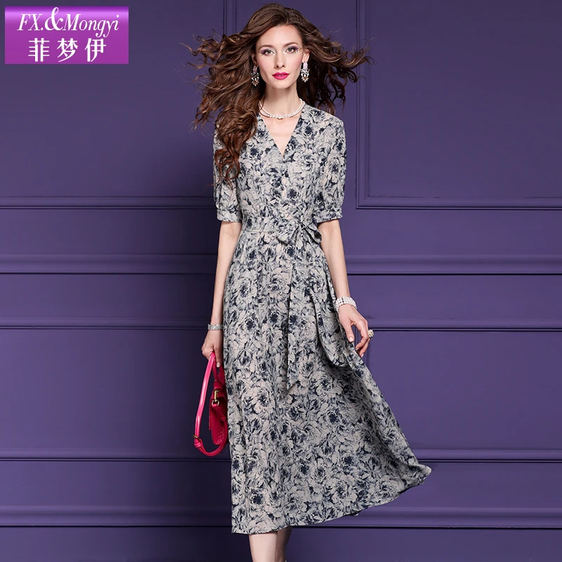 菲梦伊新款时尚连衣裙58074