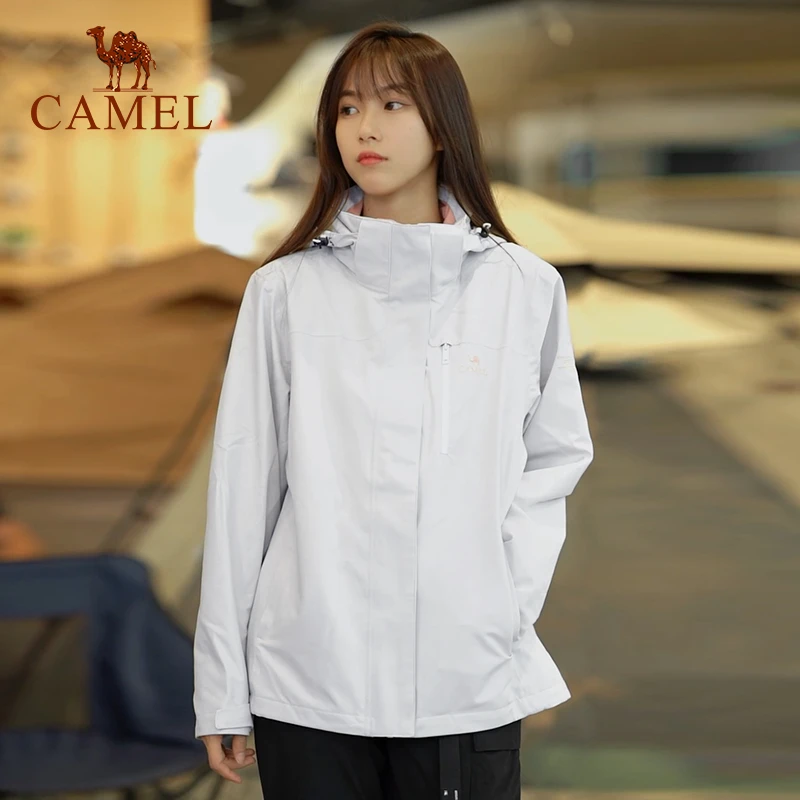 CAMEL/骆驼骆驼户外三合一冲锋衣抓绒内胆男女款U1W2TR341