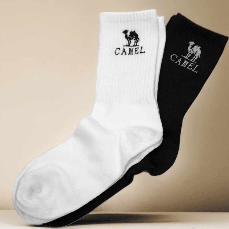 骆驼长筒袜棉质柔软袜子174DP04602