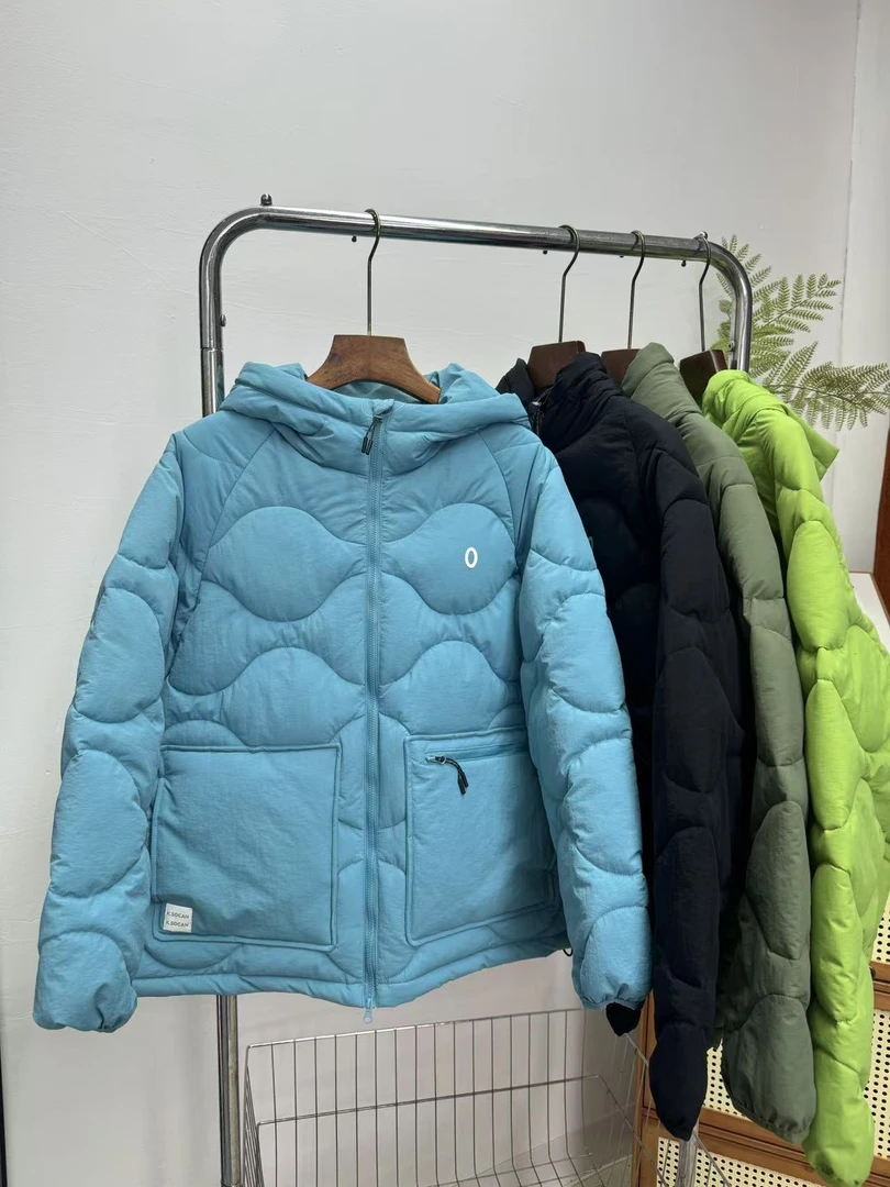 小0颜值爆表！新款情侣多巴胺户外防水绗缝保暖气绒服棉服外套