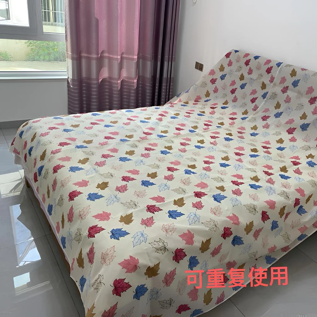 盖床防水防尘布沙发防尘罩遮尘布家具家用防灰尘床罩挡灰罩床盖巾
