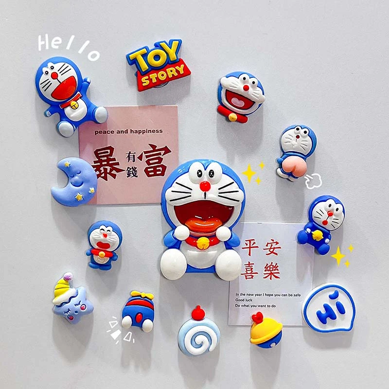 3d立体冰箱贴可爱卡通网红diy冰箱贴照片吸铁石留言板小磁铁片
