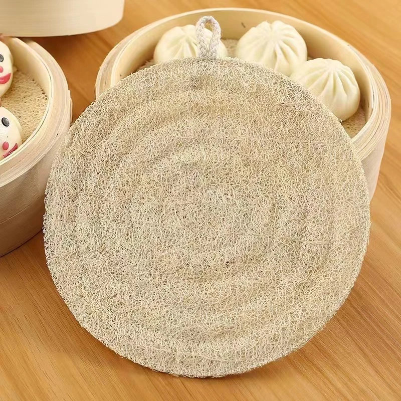 双层圆形丝瓜络垫