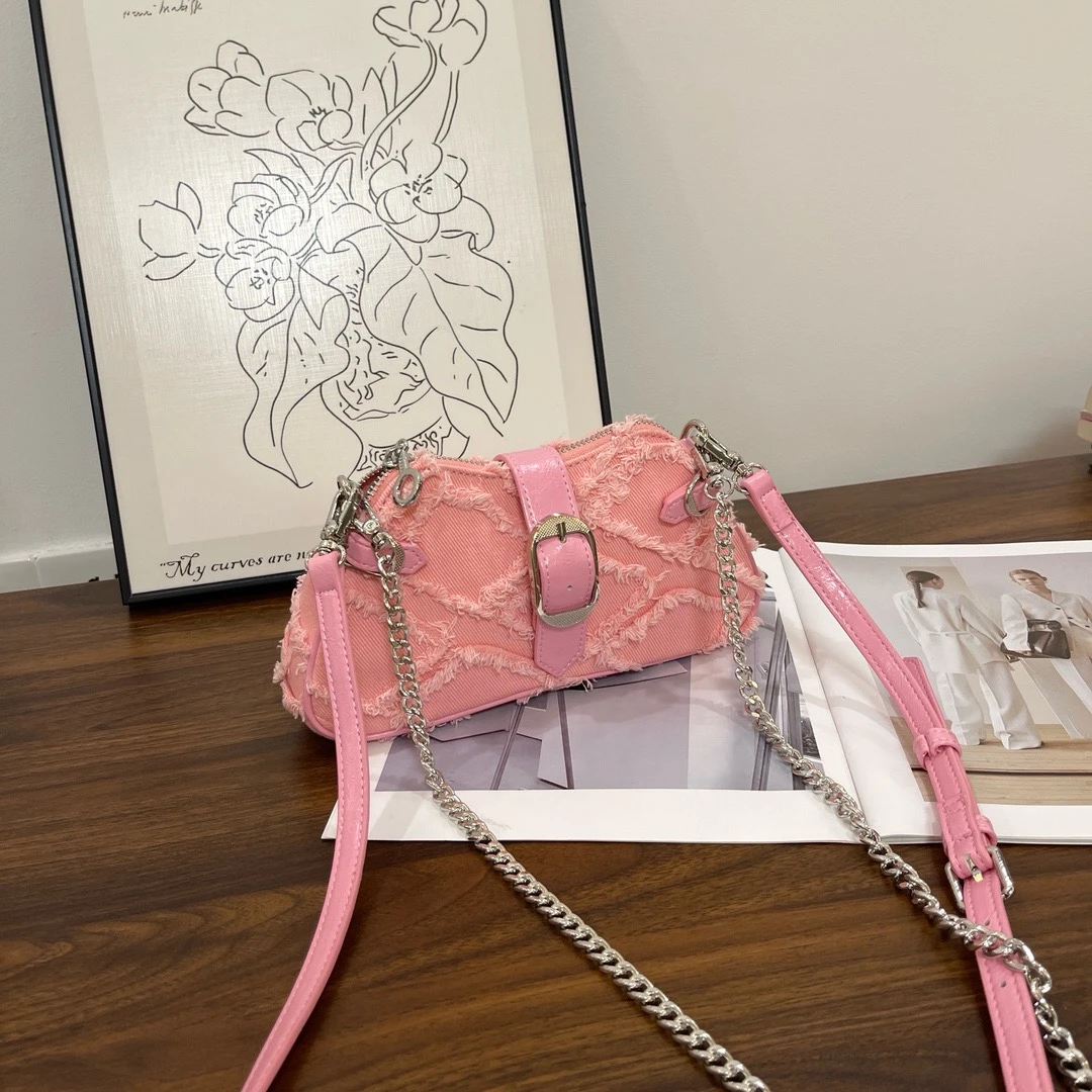 【八妹】Z003 单肩腋下包托特潮流链条包