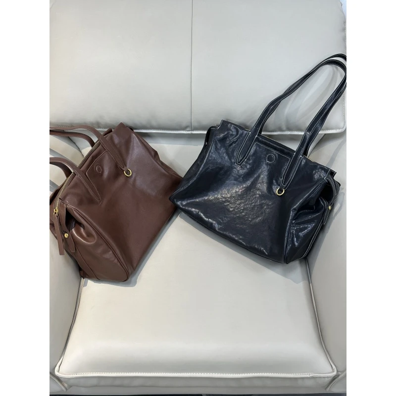 【八妹】LM1225 （37*15*29cm）简约单肩包斜挎包