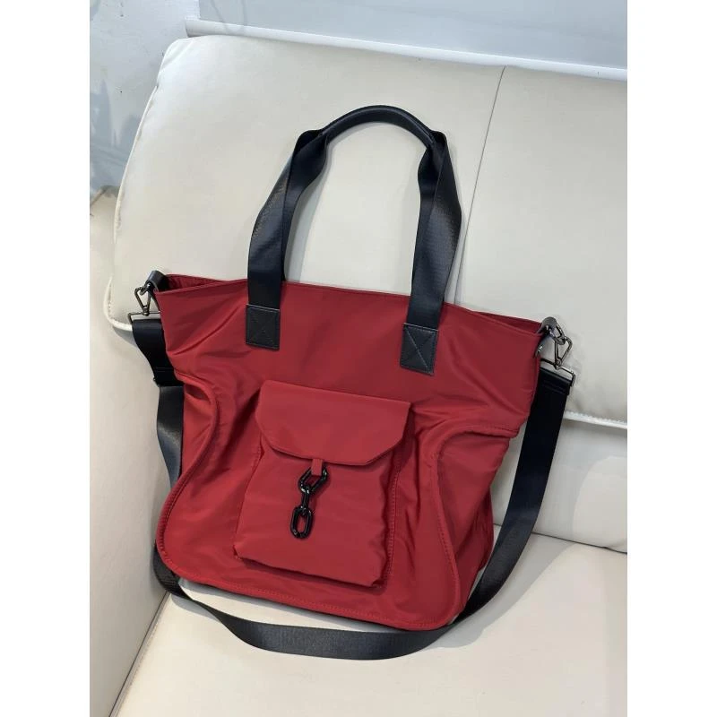 【八妹】B55百搭净版纯色休闲女士托特包