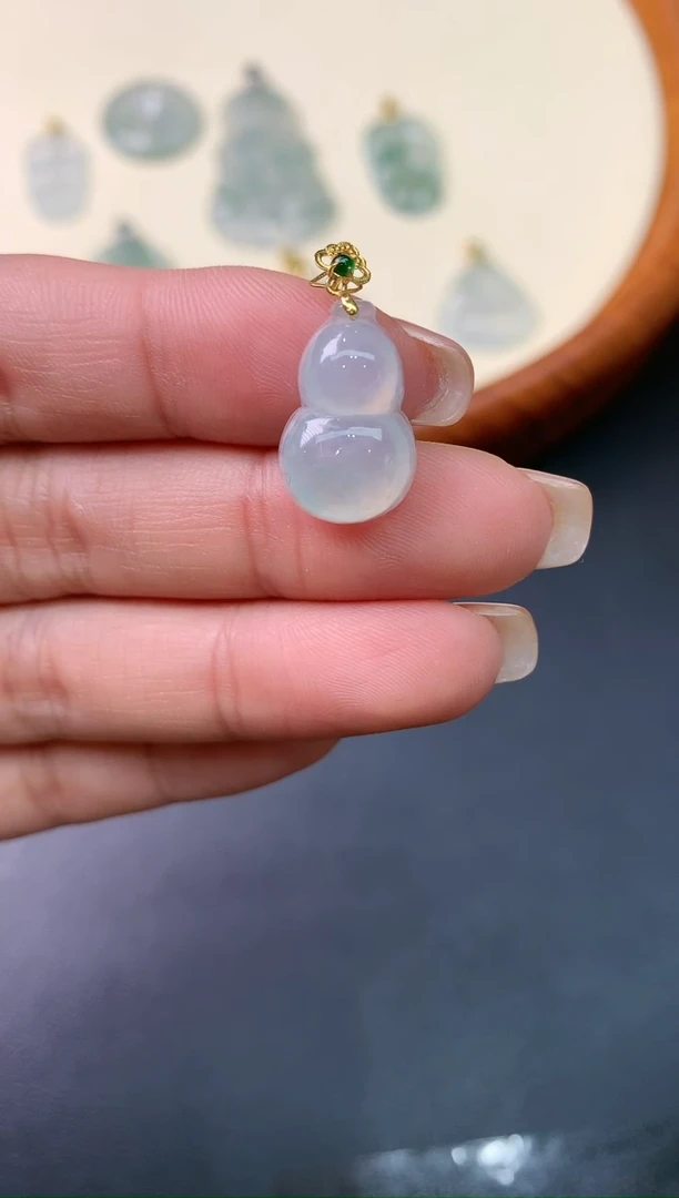 【闪购商品】翡翠吊坠|18K金镶嵌D54|480