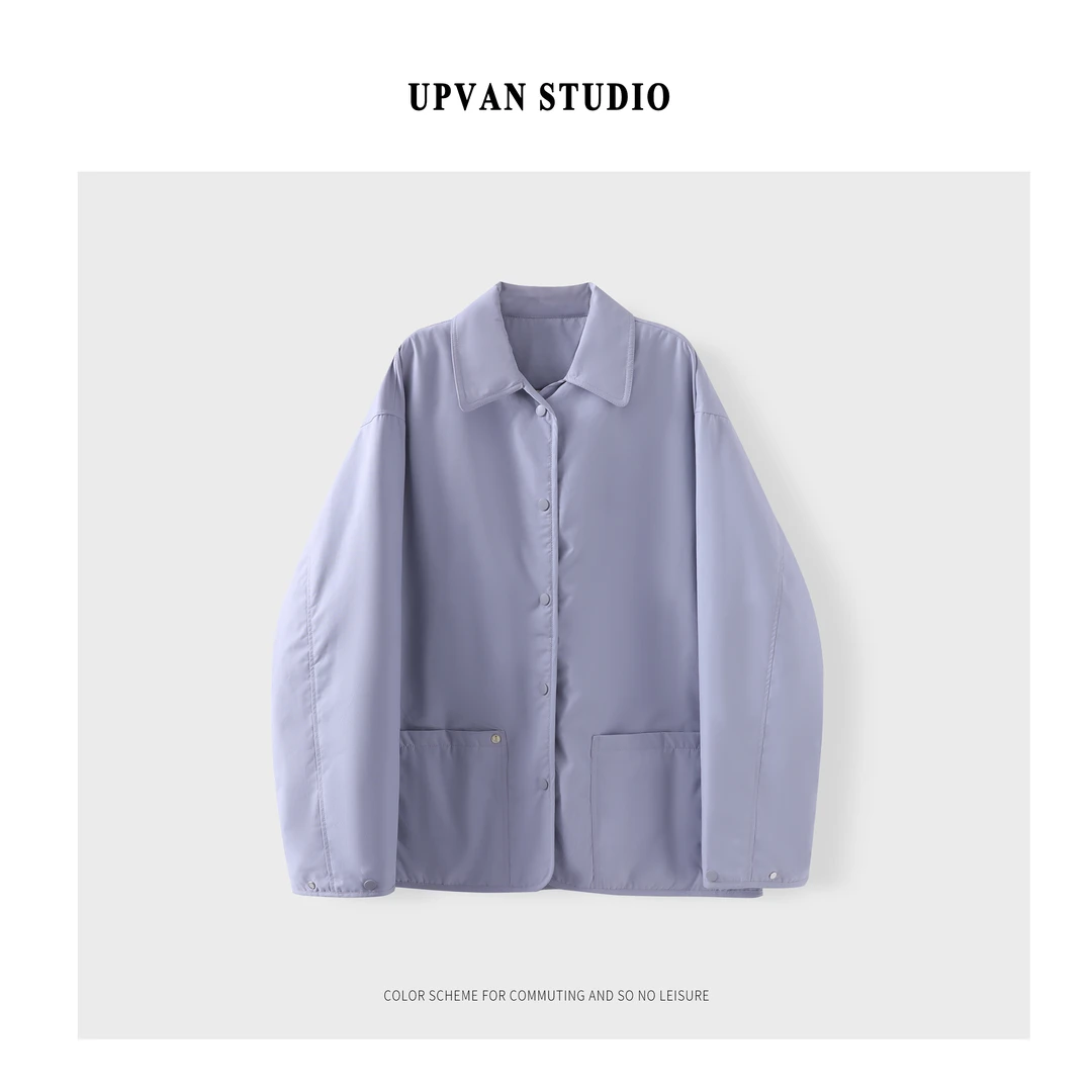 UPVAN 格子袖口羽绒服